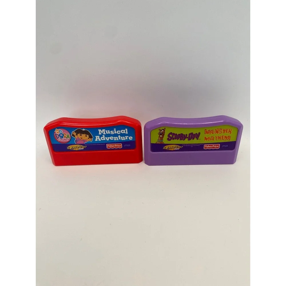 Fisher-Price I Can Play Piano Cartridges Dora Musical Adventure Scooby-Doo Lot